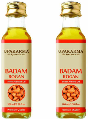 

UPAKARMA Badam rogan pack of (2) Hair Oil(200 ml)