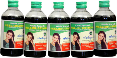 

Kerala Ayurvedic Neelibhringadi Coconut ( Pack of 5 ) Hair Oil(1000 ml)