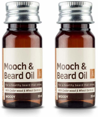 

Ustraa Mooch And Beard oil Woody Hair Oil(70 ml)