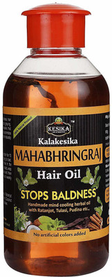 

Kesika MahaBhringraj Anti Hair Fall Anti Dandruff Herbal Hair Oil with Tulsi & Pudeena 200 ML Hair Oil(200 ml)