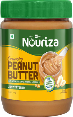

NOURIZA Peanut Butter Fortified with Vitamins & Minerals, Crunchy 500 g