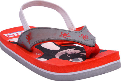 

TWIN Boys & Girls Slip On Slipper Flip Flop(Multicolor, Red
