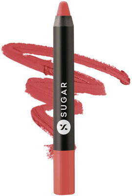 

Sugar Cosmetics Matte As Hell Crayon Lipstick 04 Holly Golightly (Nude) With Free Sharpner(Nude)