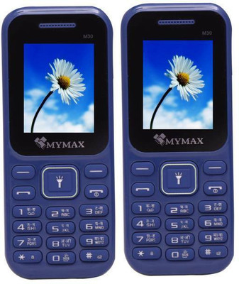

Mymax M30 Combo Of Two Mobiles(Blue&Blue)