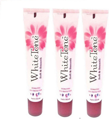 

White Tone Face Cream, Sun Protection Soft & Smooth, 25g x 3 Combo 3 75ml(75 ml)
