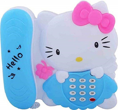 

DP Endeavors Hello Kitty Learning Musical Telephone Toy for Kids Battery Not Included (Blue)(Blue)