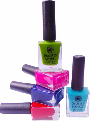

beauty needs BNC NP001,NP010,NP011,NP012,NP034 Red, Blue, Green, Purple Pink(Pack of 5)