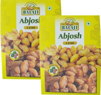 Balaji Abjosh Munkka Extra Select 250 Pack Of 2 Raisins(500 g, Box)