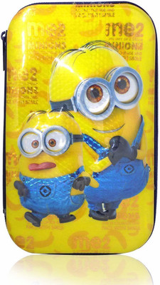 

Xeekart Minion Zipper Multi-functional Inbuilt Mesh Plastic Pencil Box Cartoon Art EVA Pencil Box(Set of 1, Yellow)