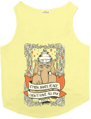 

Ruse T-shirt for Cat(Lemon Tonic, Beige