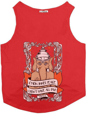 

Ruse T-shirt for Cat(Poppy Red