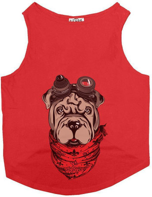

Ruse T-shirt for Cat(Poppy Red