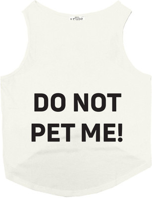 

Ruse T-shirt for Cat(Ecru, White
