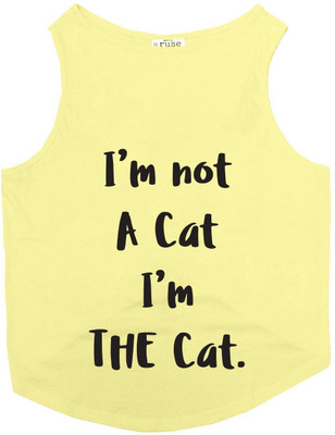 

Ruse T-shirt for Cat(Lemon Tonic, Beige