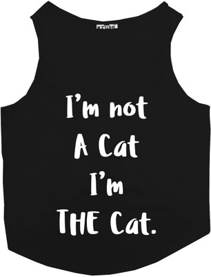 

Ruse T-shirt for Cat(Black