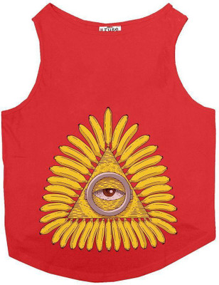 

Ruse T-shirt for Cat(Poppy Red