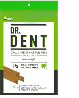 

Drools Dr. Dent Oral Care Sticks - For Toy and Small Breed Chicken Dog Chew(150 g, Pack of 1)