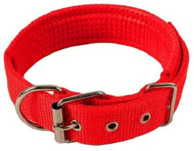 

101Lives Sturdy  red collar Dog Everyday Collar(, RED