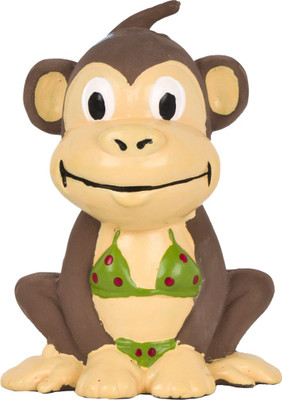 

Pet Brands Go Wild Monkey Latex Toy Pack of 2 Rubber Soft Toy For Dog