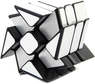 

MoYu Fastest & Smoothest Silver Windmill Mirror Cube Puzzle ~ Speed Version For Competition(1 Pieces)