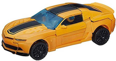 tysm creation Transform Robot Racing Car 2 in 1 Toy with Lights & Music, Battery Operated (Yellow)(Yellow)