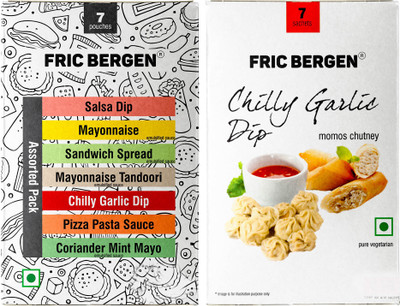 

Fric Bergen Combo Of Chilly Garlic Dip (Pack 1)+Mix Sauces (Pack 1) Dip(504 g)