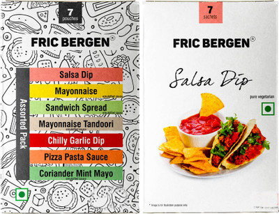 

Fric Bergen Combo Of Salsa Dip (Pack 1)+ Mix Sauces (Pack 1) Salsa(504 g)
