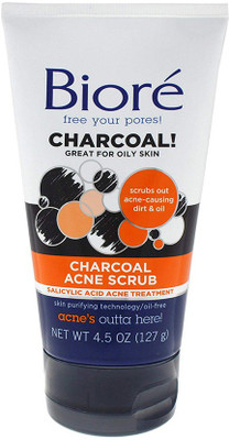 

Biore Charcoal Acne Scrub, 4.5 Ounce Scrub(127 g)