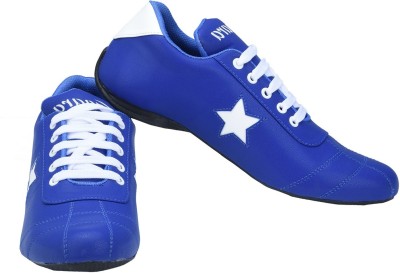 KANEGGYE Canvas Shoes For Men(White, Blue , 10 UK/India)