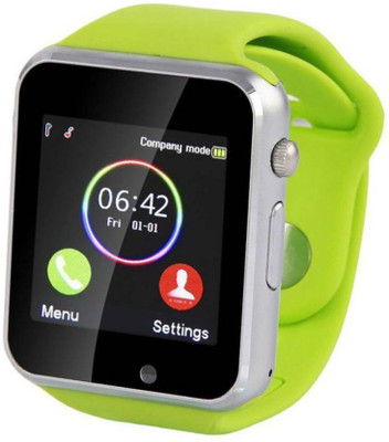 MindsArt A1 green colour Smartwatch(Green Strap, Free)