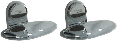 

Pargti Rose Soap Dish-Combo pack of 2(Silver)
