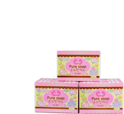 

JELLYS PURE SOAP ( PACK OF 3 ) - MADE IN THAILAND(100 g, Pack of 3)