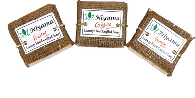 

Niyama Handmade Bridal,Coffee and Groom Premium soap Combo(450 g, Pack of 3)