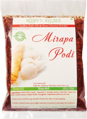 

Reddys Kitchen Idli Podi / Milagai Podi, Spicy Andhra Style(100 g)