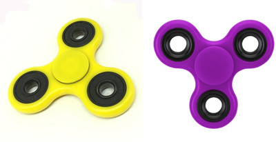 

SNDToys Flying Fidget Spinner Pack of 2 Combo 14(Multicolor)