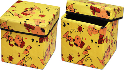 

Shreejee Yellow Stool DB Storage Box(Multicolor)