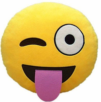 

MAXX IMPORTED WINKING FACE WITH TONGUE EMOJI - 40 cm(Yellow)