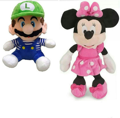 

soniya Enterprises Minnie mouse-40cm and super mario - 30 cm(Multicolor)