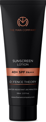 

The Man Company Defence Theory Sunscreen Lotion - SPF 40+ PA+++(59 ml)