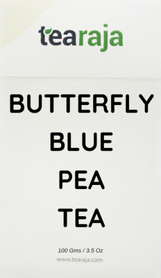 

Tearaja Butterfly Blue Pea Tea | 100 GMS | Magical Herbal Tea | Blue Tea | No Caffeine | Full of Antioxidant | 100 % Natural Ingredients | Vacuum Packed to Retain Freshness | Herbal Tea(100 g, Vacuum Pack)