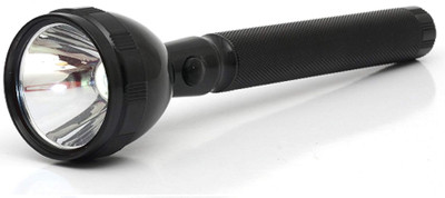 blutech SUPER LIGHT BRIGHT LIGHT WEIGHT Torch(Black, 20.7 cm, Rechargeable)