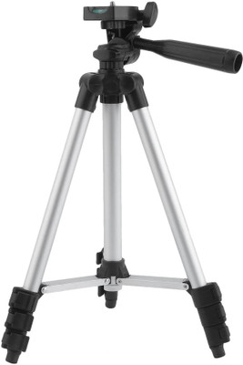 

lifemusic Portable & Foldable Camera & Mobile Tripod Tripod(black\silver, Supports Up to 1500)