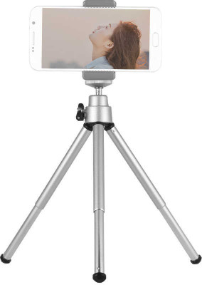 

Aerizo 360 Degree Mini Tripod Universal Mount & Phone Holder Desktop Compatible With All Mobile Phones And Digital Camera Tripod(Multicolor, Supports Up to 500 g)