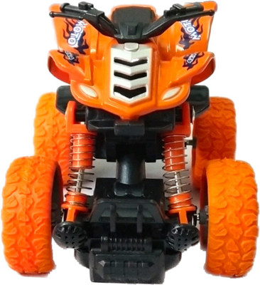 

ClueSteps Vehicle Push & Pull Along Toys Quad Biking Toy with Shock-Absorber Orange in Color(Orange, Multicolor), Multicolor;orange