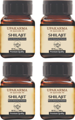 

UPAKARMA SHILAJIT CAPSULES PACK OF (4)(240 No)