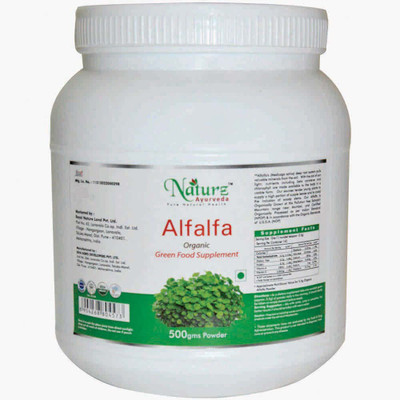 

Naturz Ayurveda Organic Alfalfa Powder, 500gms - Bottle(500 g)
