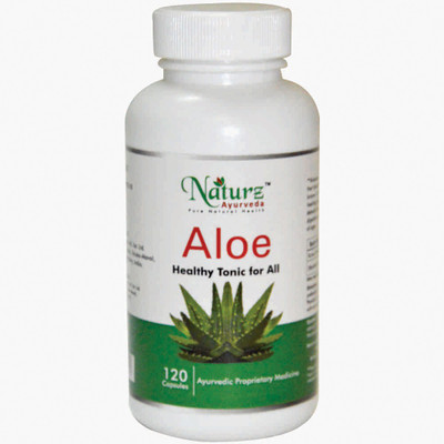 

Naturz Ayurveda Aloe 120 Capsules - Pack of 4(400 mg)