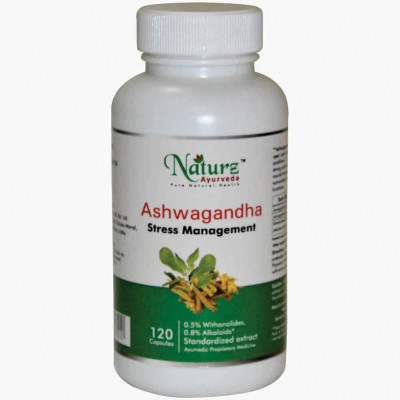 

Naturz Ayurveda Ashwagandha 350mg, 120 capsules (Pack of 5)(240 mg)