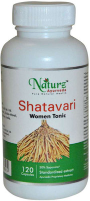 

Naturz Ayurveda Shatavari (Asparagus racemosus) 240mg, 120 capsules (Pack of 5)(240 mg)