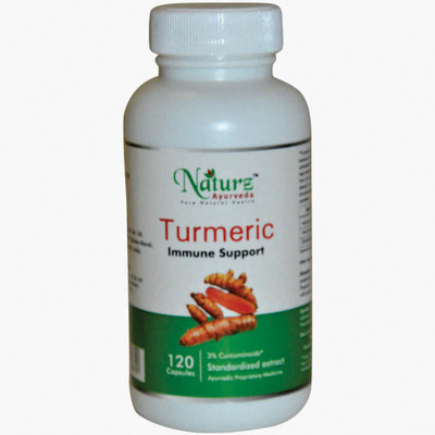 

Naturz Ayurveda Turmeric 120 capsules - Pack of 4(300 mg)